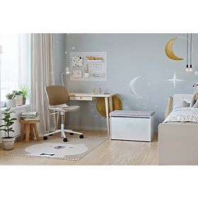 Daria Toy Chest with Grey Seat