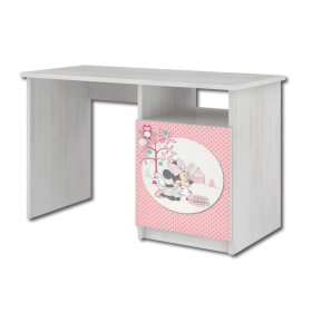 Children's desk - Minnie Mouse and owl - Norwegian pine decor, BabyBoo, Minnie Mouse