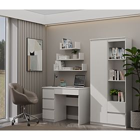 Desk Mijas LEFT WHITE