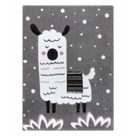 Children's carpet PETIT - Lama - gray