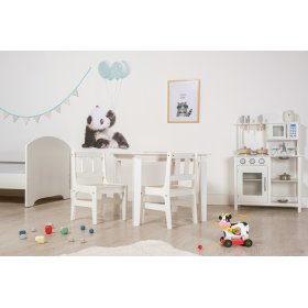 Natural Children's Table with Chairs