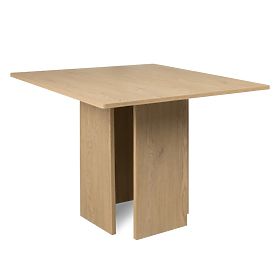 Dining Table Gasper 100 cm, Square, Cremona Torro Oak