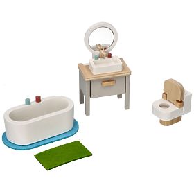 Dollhouse Furniture Bathroom, Lelin