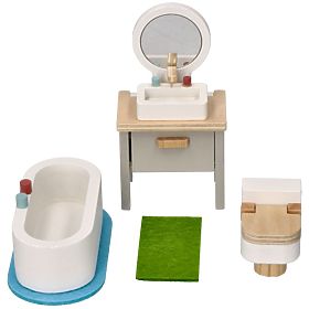 Dollhouse Furniture Bathroom, Lelin