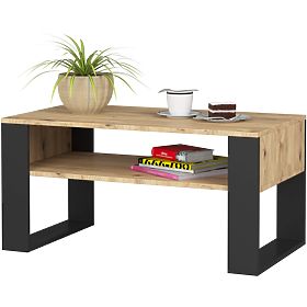 DOMI COFFEE TABLE ARTISAN OAK / BLACK