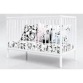 Dominik Baby Cot 120×60 cm – White