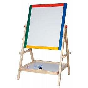 Double-Sided Chalk and Magnetic Board