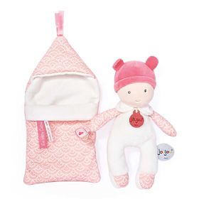 Doudou Jolijou Baby in Swaddle Blanket 20 cm, Doudou Jolijou Paris