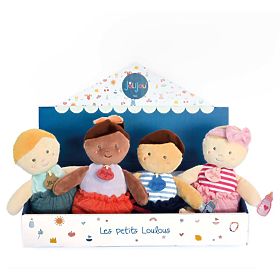 Doudou Jolijou Doll 18 cm Blue, Doudou Jolijou Paris
