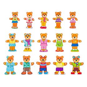 Dress the Bear Family Puzzle