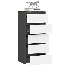 DRESSER CL5 PK GRAPHITE GRAY / WHITE