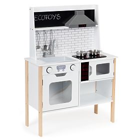 Wooden Kitchen for Children + Sounds and Lights ECOTOYS, EcoToys