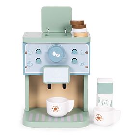 Wooden Children's Coffee Maker Barista Set 8 Pieces ECOTOYS, EcoToys