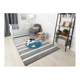 Children's carpet PETIT - Bulldog - gray-white, F.H.Kabis