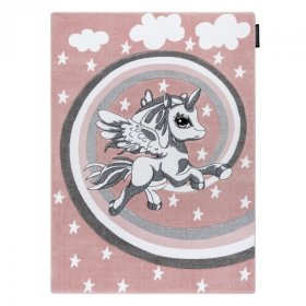 Children's carpet PETIT - Unicorn - pink, F.H.Kabis