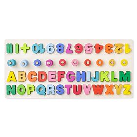 Educational Board with Letters and Numbers, Woodyland Woody