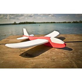 Throwing plane FLY-POP - red
