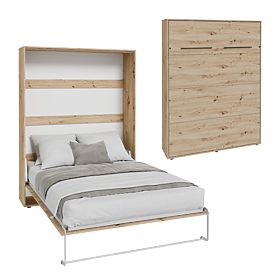 Folding Bed KOBI VERTO 160x200 Oak Artisan 1 pc