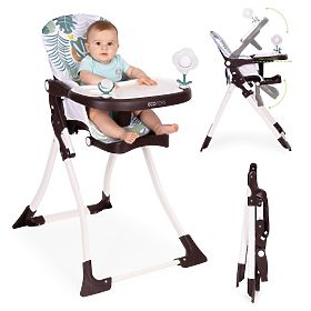 Folding Children's High Chair with Toys ECOTOYS