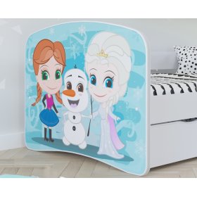 Children bed with barrier - Frozen 2, All Meble, Frozen