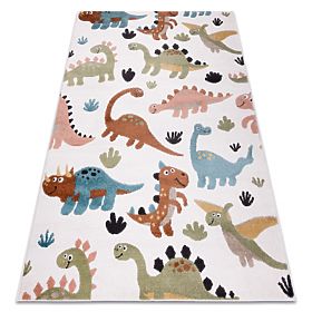FUN Dino Carpet for Children, Cream Dinosaurs, F.H.Kabis