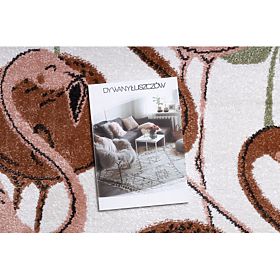 FUN Flami Children's Carpet, Flamingos Cream
