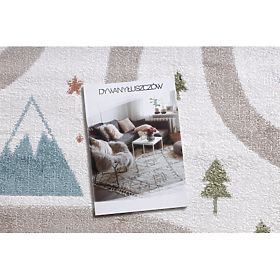 FUN Polar Children's Rug, Street, Forest, Cream, F.H.Kabis