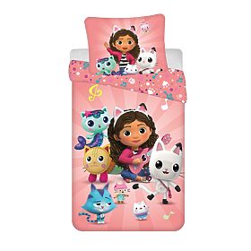 Children's Bedding Gabby's Dollhouse 140x200 cm + 70x90 cm