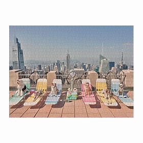 Galison Puzzle Dogs in New York Gray Malin 1000 Pieces, Galison