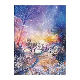 Galison Puzzle Magical Snowy Landscape 1000 Pieces, Galison