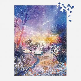 Galison Puzzle Magical Snowy Landscape 1000 Pieces