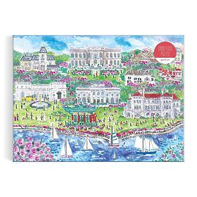Galison Puzzle Michael Storrings Mansions in Newport 1000 Pieces, Galison