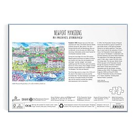 Galison Puzzle Michael Storrings Mansions in Newport 1000 Pieces, Galison