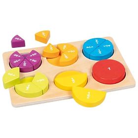 Goki Fractions Learning Puzzle for Counting