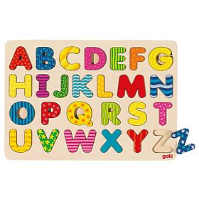 Goki Puzzle ABC Jigsaw Alphabet - Capital Letters