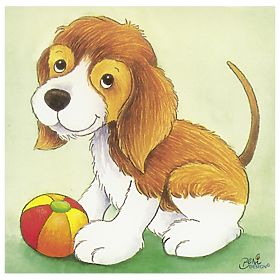 Goki Wooden Blocks Young Animals 4 pcs