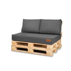 Set of cushions for pallet furniture - Dark grey, FLUMI