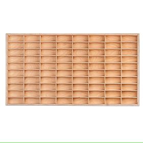 Hot Wheels Car Shelf - Natural, 80 Slots, LilaBaby