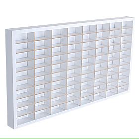 Hot Wheels Car Shelf - White, 80 Slots, LilaBaby