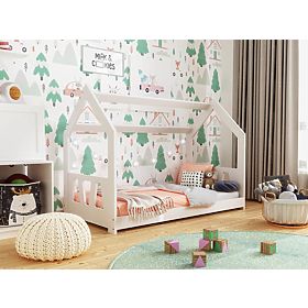 House Bed Ina 160 x 80 cm - White