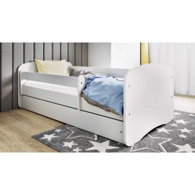 Children's bed with barrier Ourbaby - white