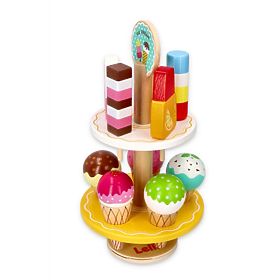 Ice cream set with stand