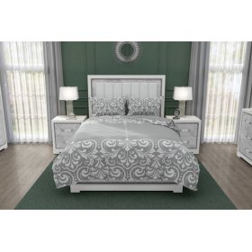 Cotton bedclothes Glamor ornaments 140x200cm + 70x90cm, Faro