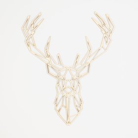 Wooden geometric painting - Deer 2 - different colors, Elka Design