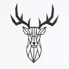 Wooden geometric painting - Deer 1 - different colors, Elka Design