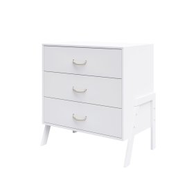 Chest of drawers CONE - WHITE with changing table, Pietrus