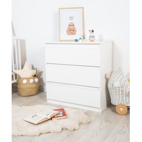 Chest of drawers - white, Wooden Toys