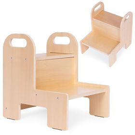 Kitchen Helper Step Stool for Children Plywood ECOTOYS, EcoToys
