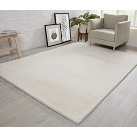 Silk carpet Rabbit New - Ivory