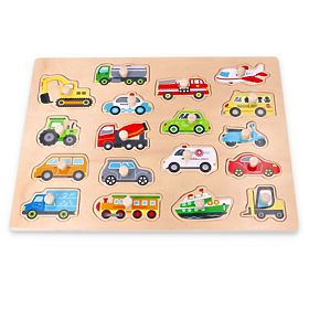 Large Wooden Puzzle Transport